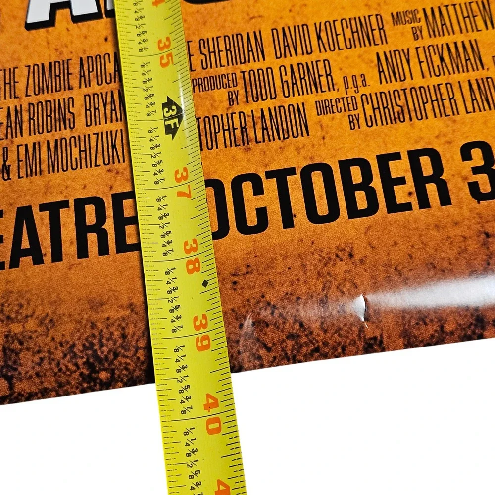 Scouts Guide to the Zombie‎ Apocalypse Promo Movie Poster Oct 2015  Sheridan D/S